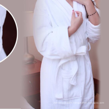 Five star hotel  Unisex luxury Cut Pile  bathrobe breathe freely bath robe